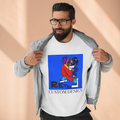 RETRO Custom Unisex Sweatshirt - Personalised Cozy Gift