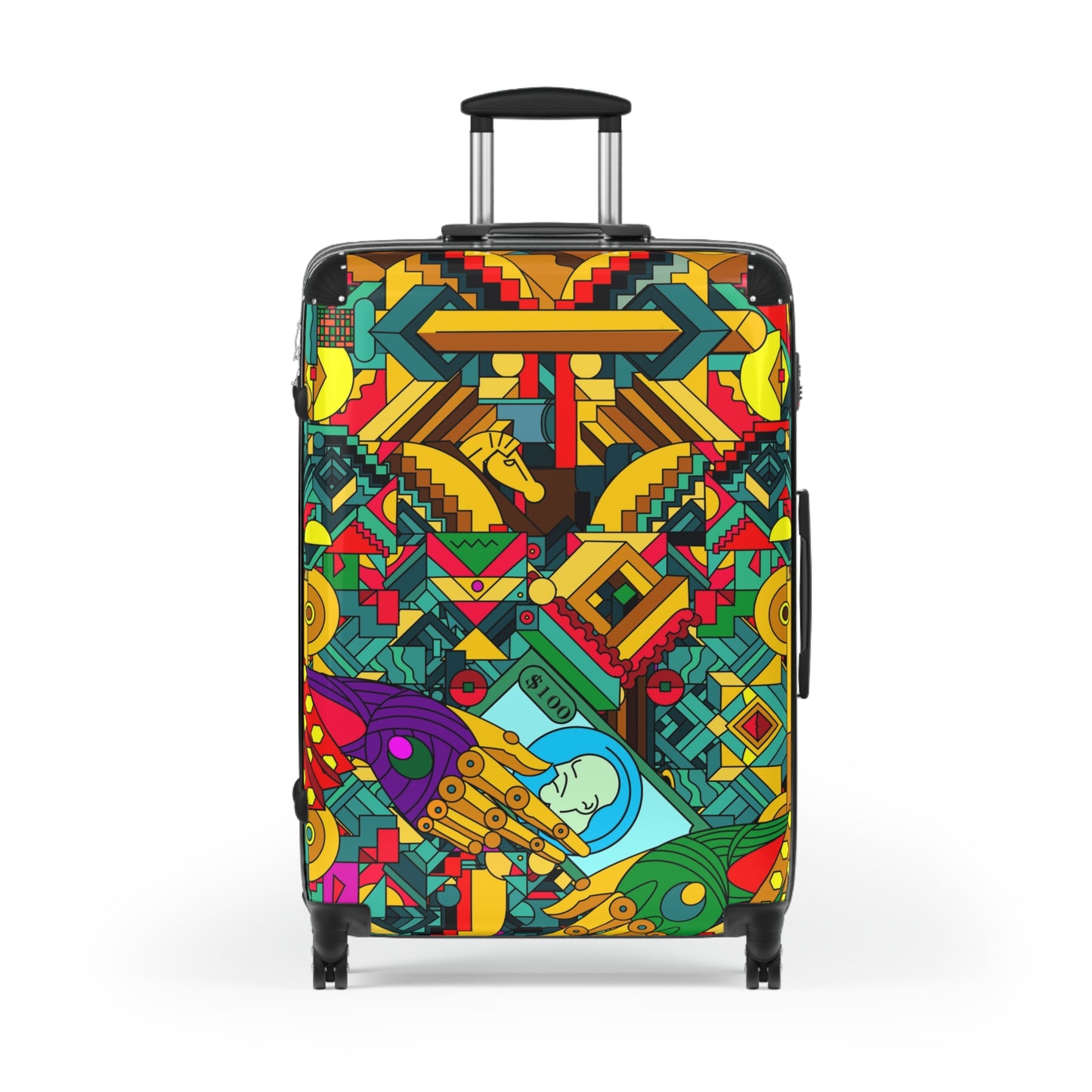 Artistic Travel Suitcases