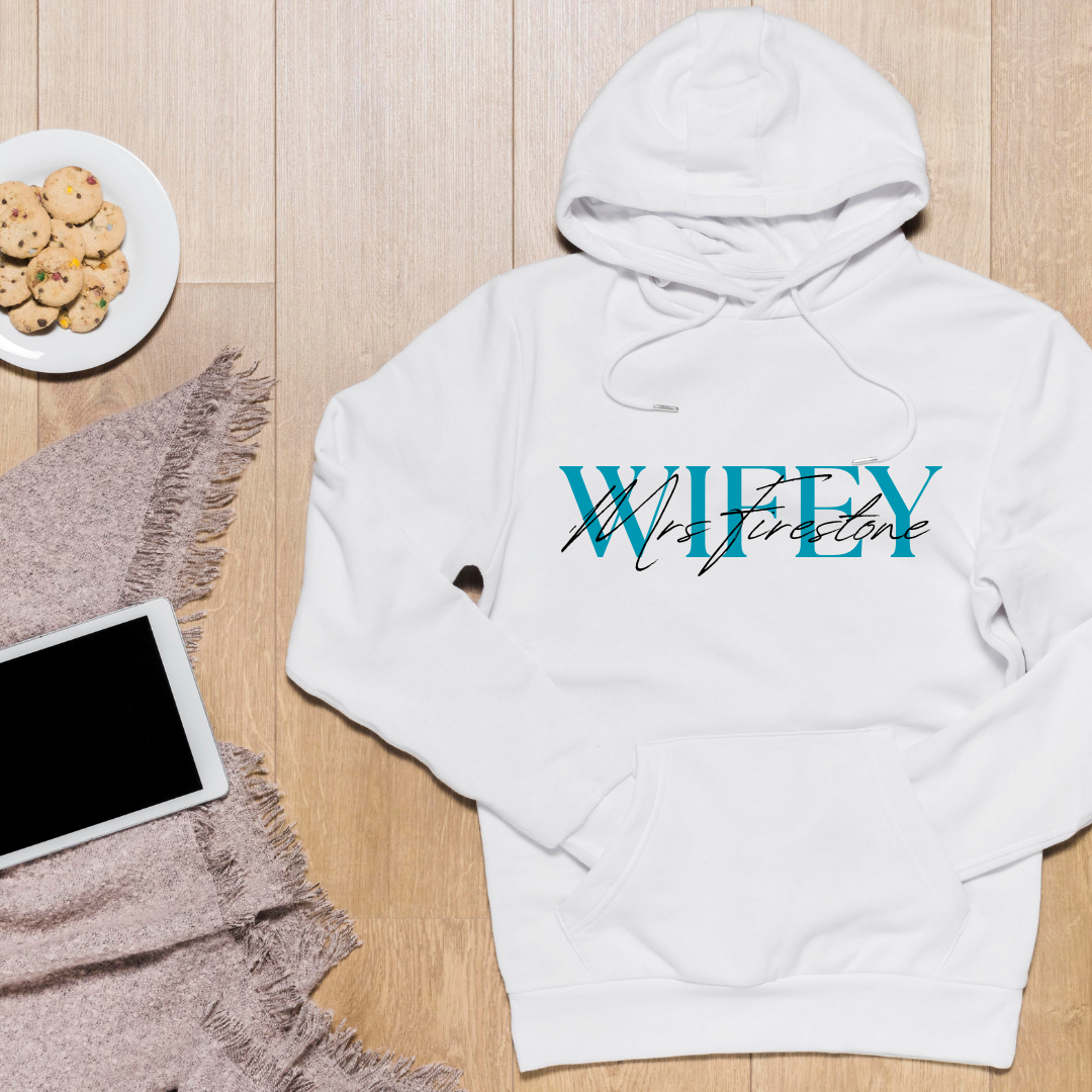 Stylish Custom Fleece Hoodie for Everyday Wear, Perfect Gift for Wives, Cozy Layer for Fall and Winter, Fun Bridal Party Hoodie, [...]