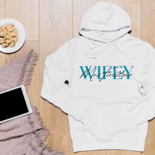 Stylish Custom Fleece Hoodie for Everyday Wear, Perfect Gift for Wives, Cozy Layer for Fall and Winter, Fun Bridal Party Hoodie, [...]