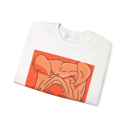 Artistic Pig Head Illustration Sweatshirt