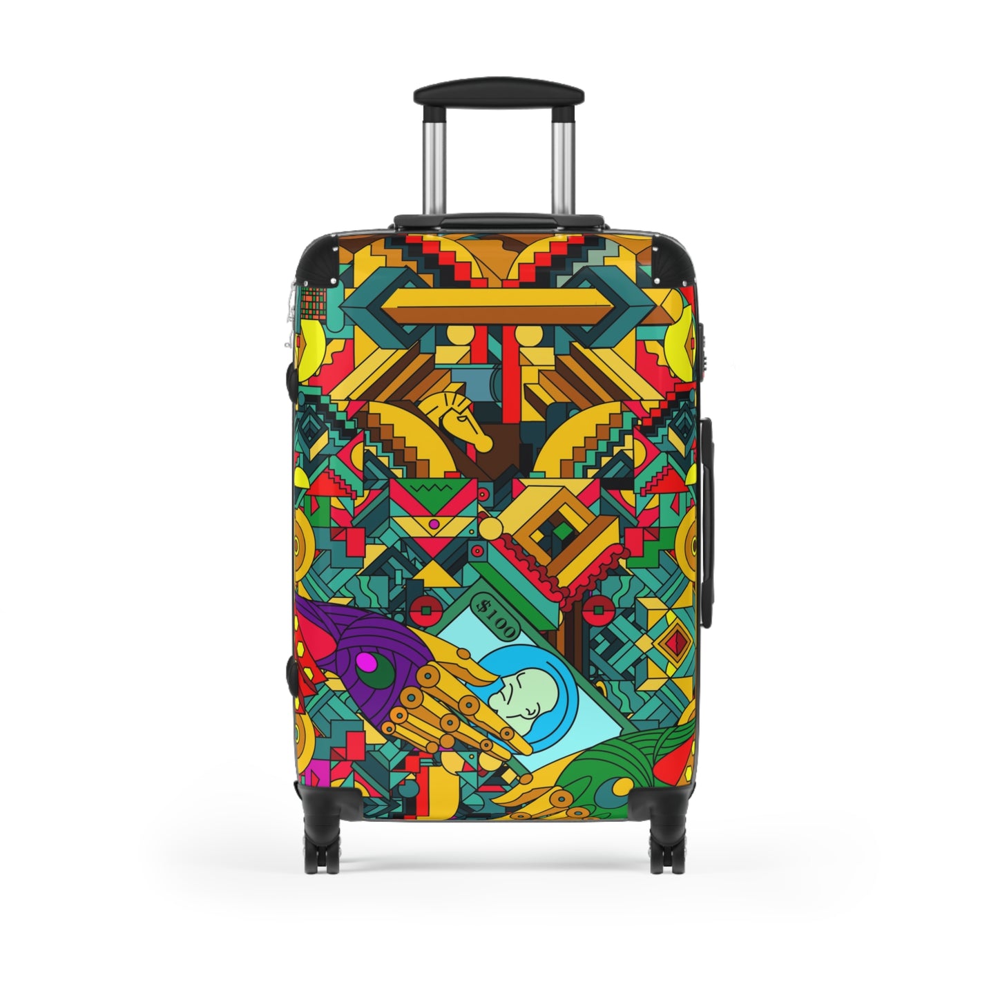 Artistic Travel Suitcases