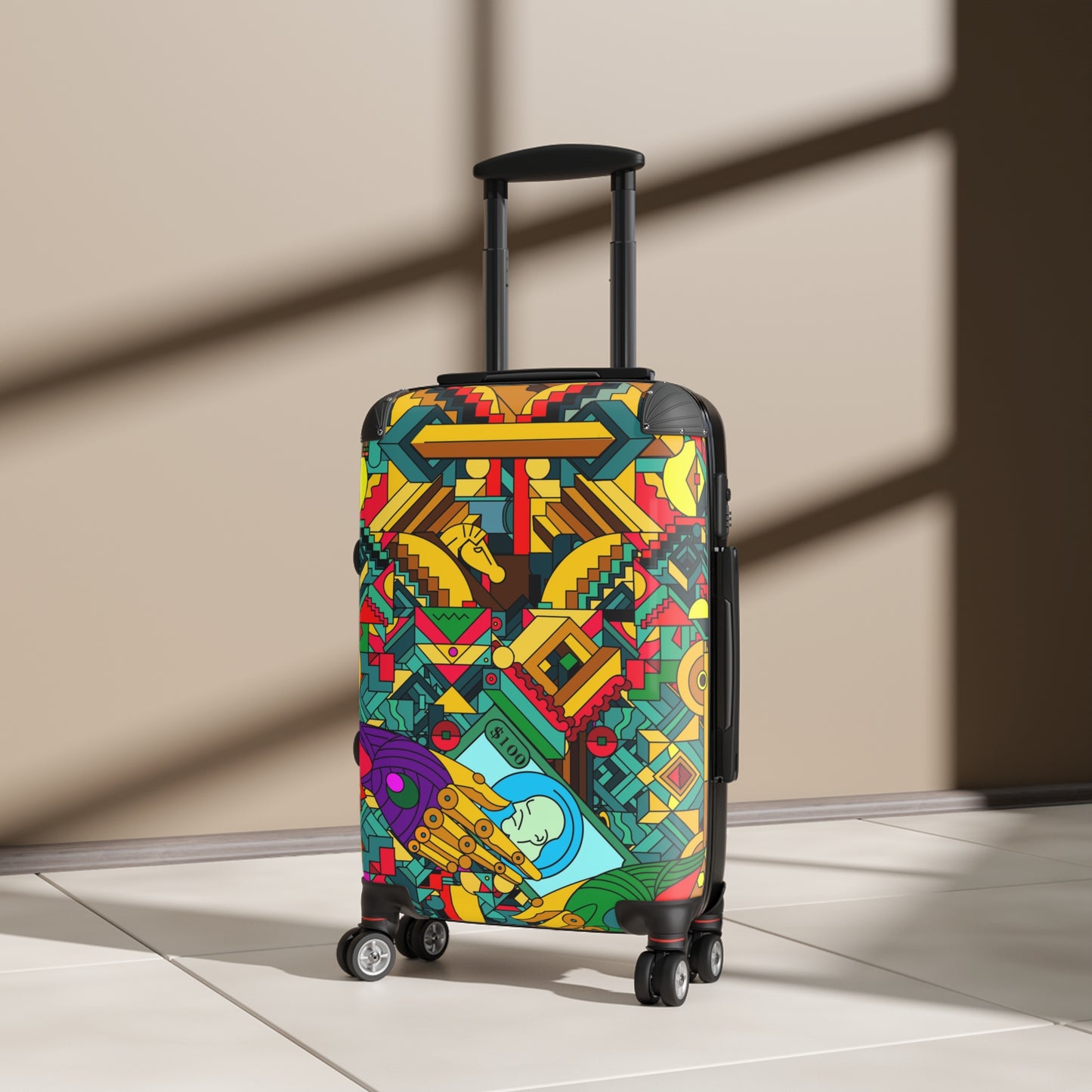 Artistic Travel Suitcases