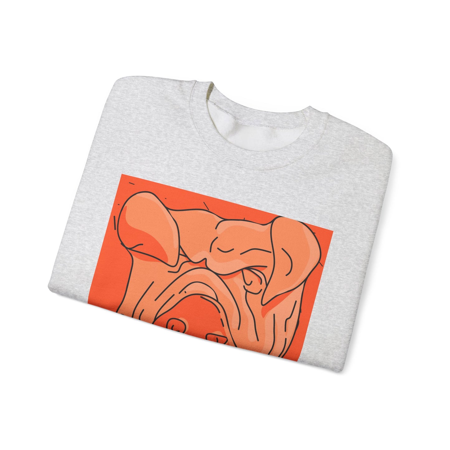 Artistic Pig Head Illustration Sweatshirt