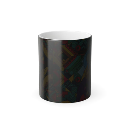 Colorful Morphing Coffee Mug - 11oz | Dynamic Kaleidoscope Design