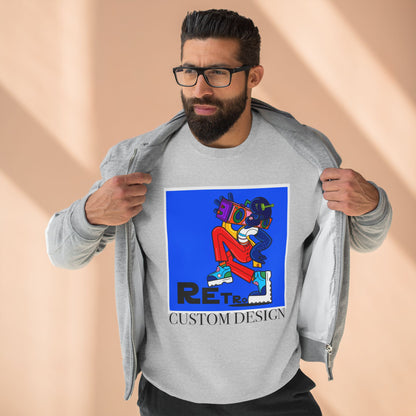RETRO Custom Unisex Sweatshirt - Personalised Cozy Gift